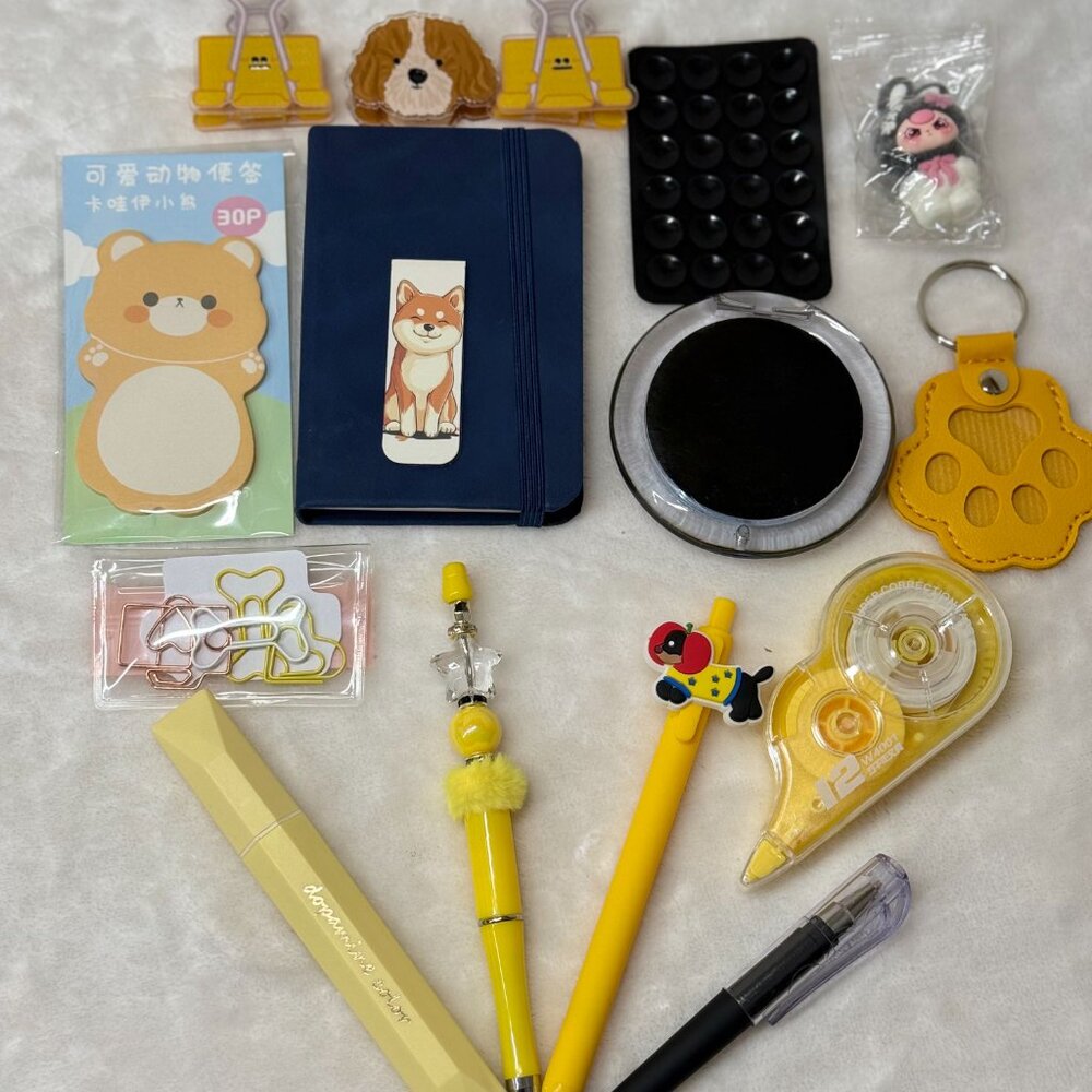 Yellow Dopamine Stationery Gift Box – Curated Kawaii Set - Picture 4 of 6